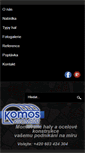 Mobile Screenshot of komos.cz